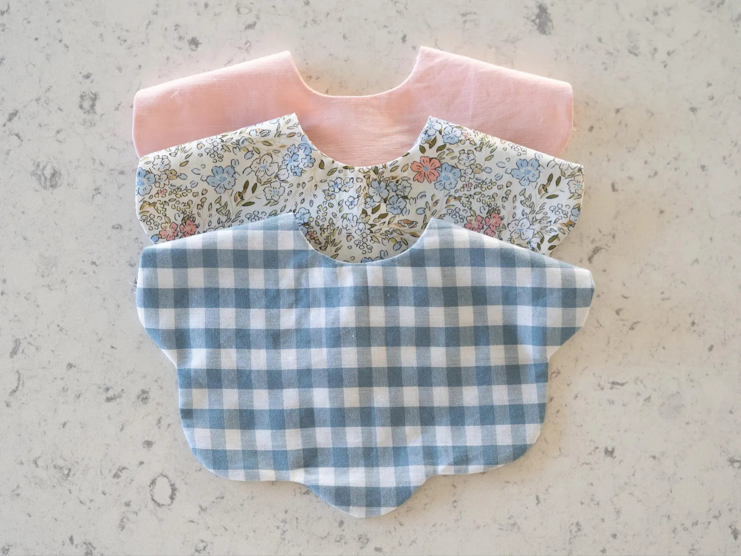 Scalloped Edge Bib | Digital Sewing Pattern