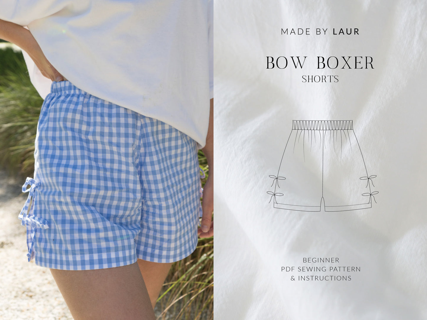 Bow Boxer Short | Digital Sewing Pattern