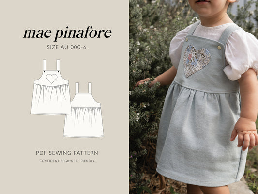 Mae Pinafore | PDF Sewing Pattern
