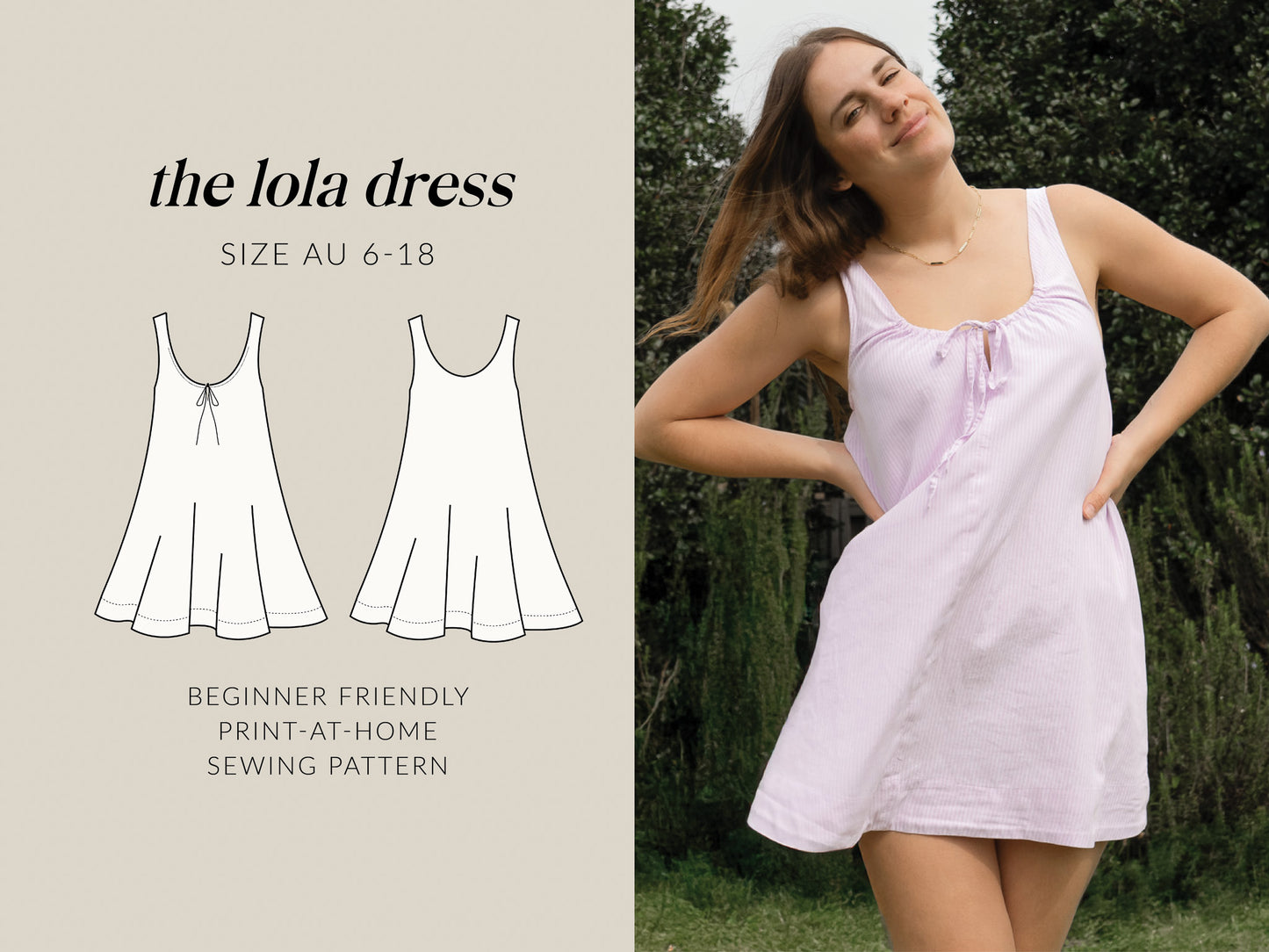 Lola Shift Dress | Digital Sewing Pattern