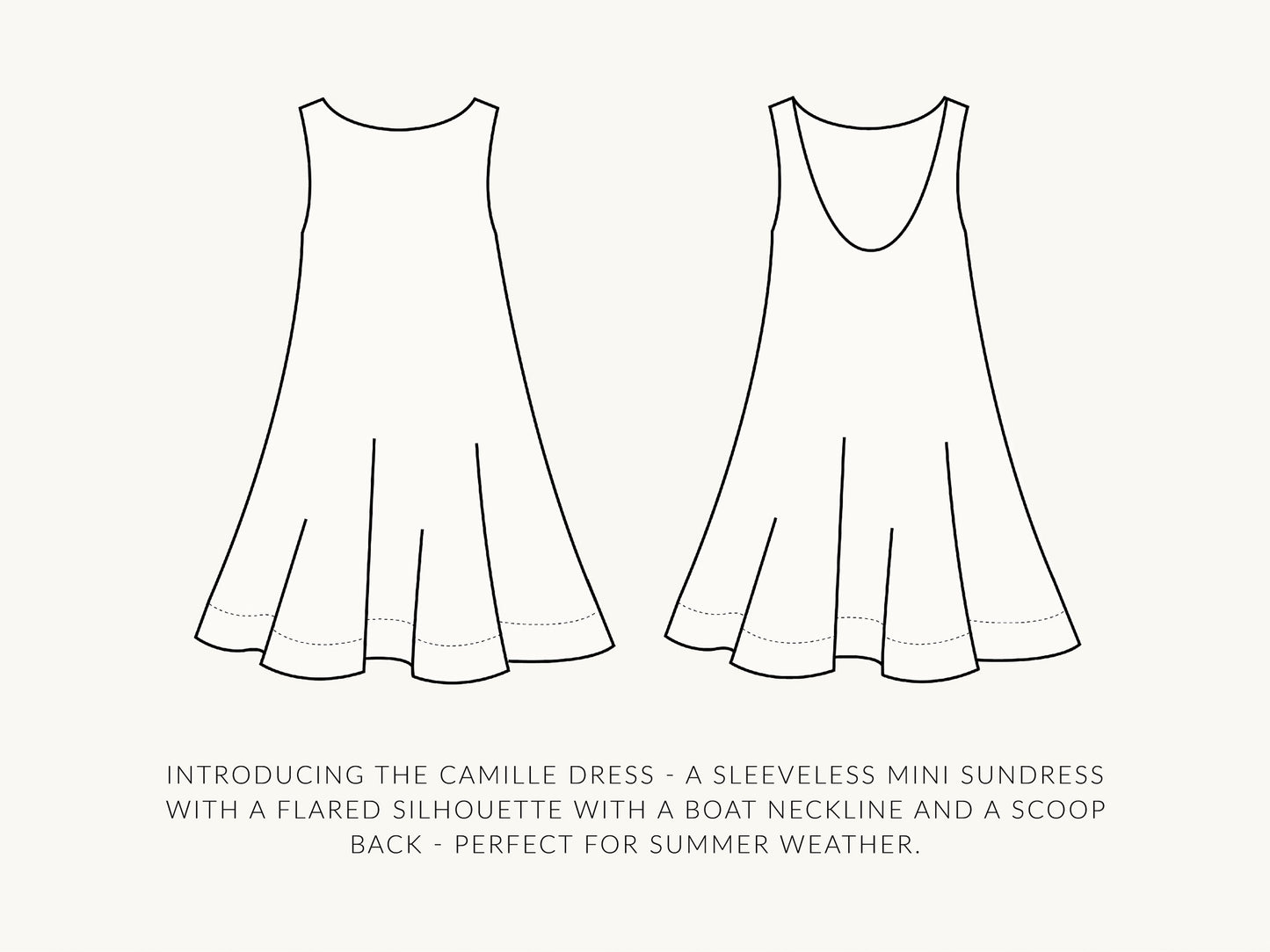 Camille Mini Dress | Digital Sewing Pattern