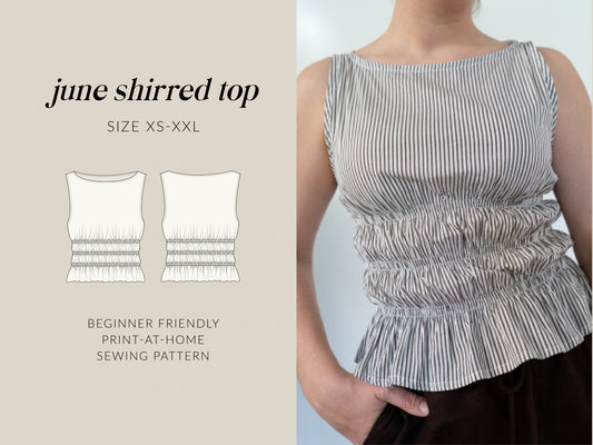 The June Top | Digital Sewing Pattern