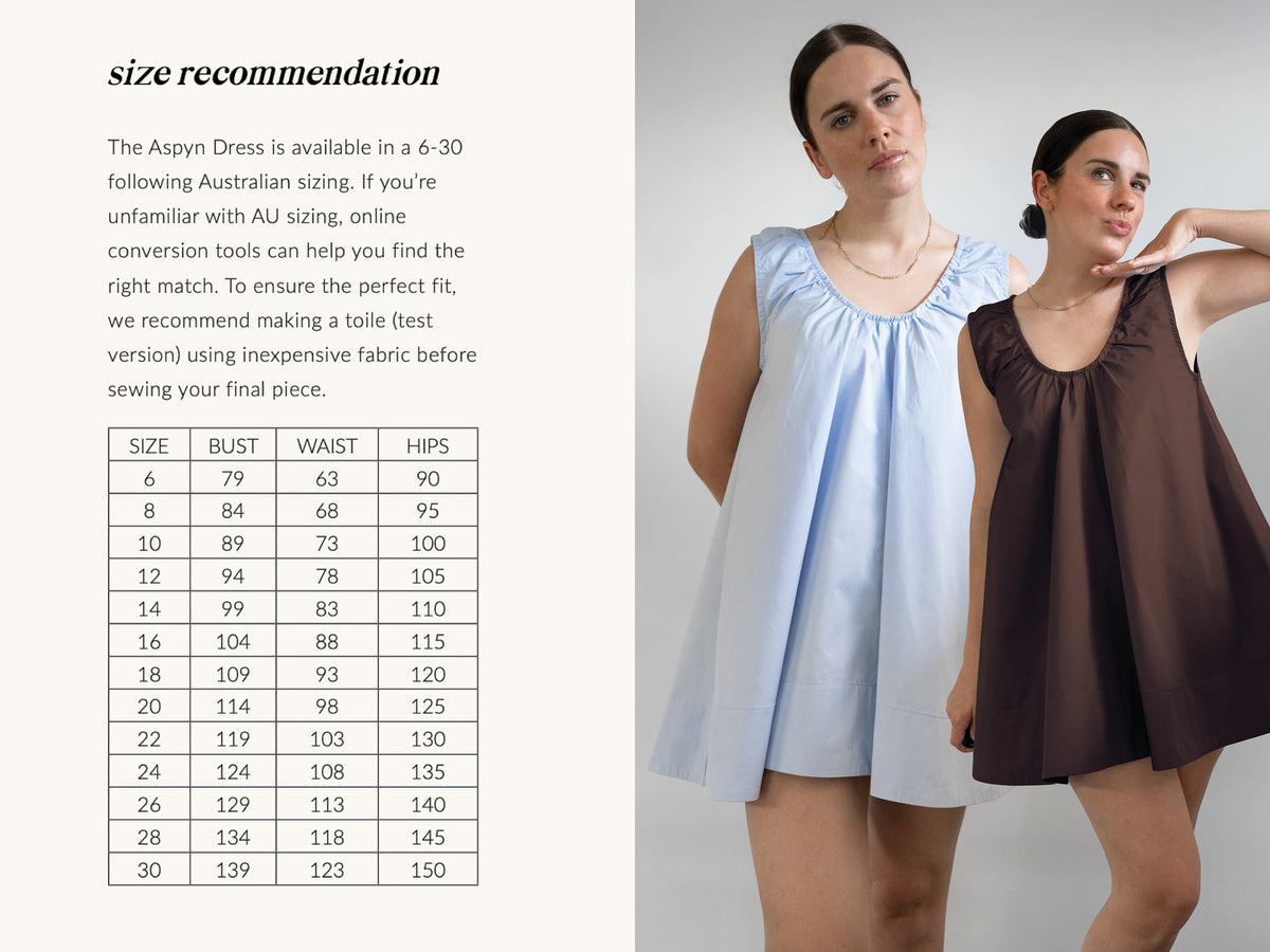 Aspyn Dress | PDF Sewing Pattern