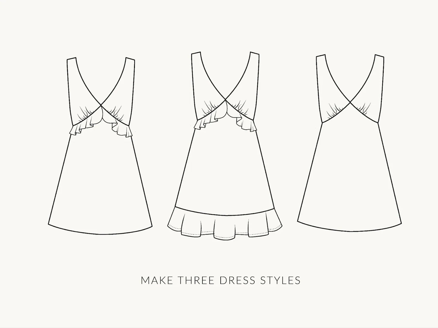 The Flounce Sun Dress | Digital Sewing Pattern