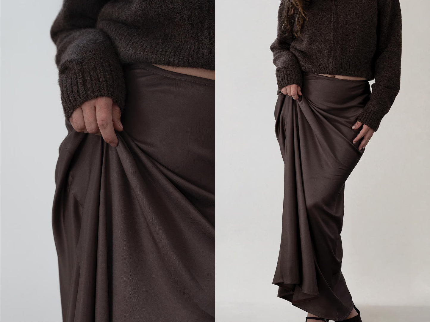 Bias Cut Maxi Skirt | PDF Sewing Pattern